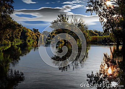 The Fantastic Danube Delta Stock Photo