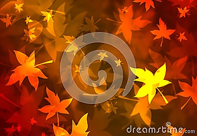 Fantastic fall background Stock Photo