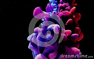 Fantastic space color abstract background. Cool trending screensaver Stock Photo