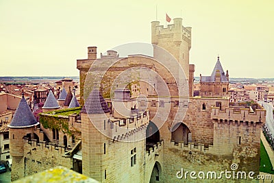 Fantasy castle Stock Photo