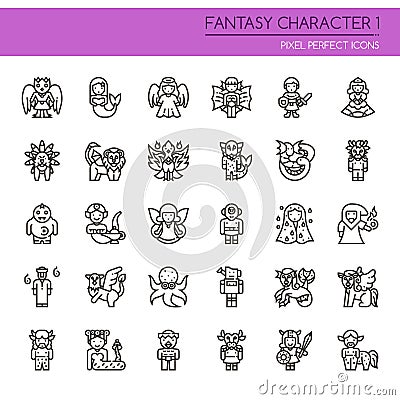 Fantasy Character 1 Vector Illustration