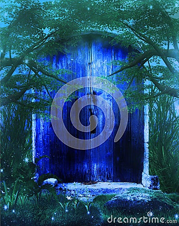 Fantasy Door Stock Photo