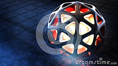 Fantasy Extraterrestrial Abstract Sphere Stock Photo