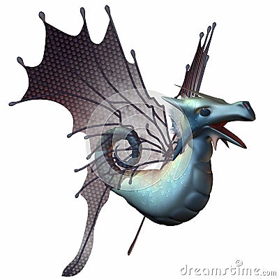 Fantasy Faerie Dragon Stock Photo