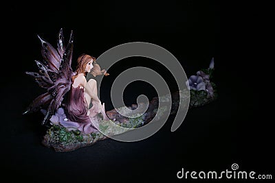 Fantasy Fairy Figurine Stock Photo