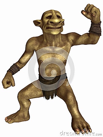 Fantasy Figure - Goblin Stock Photo
