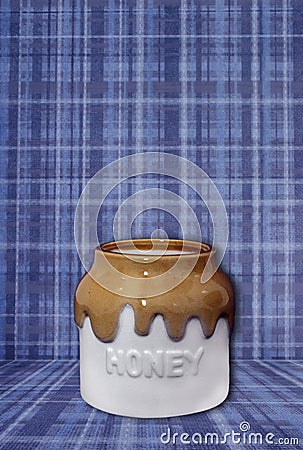 Fantasy Honey Pot Scene to Insert Subject Stock Photo