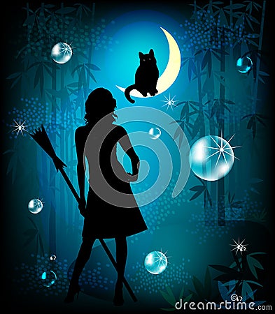 Fantasy illustration Vector Illustration