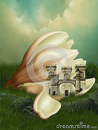 Fantasy Kingdom Stock Photo