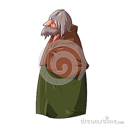 Fantasy or man from the past Vector Illustration