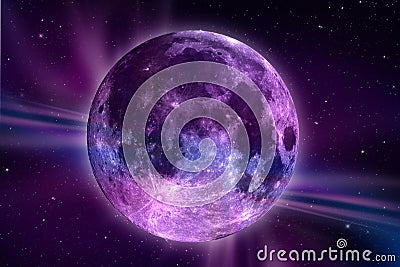 Fantasy Moon Stock Photo