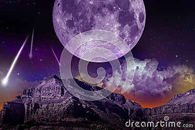 Fantasy NIght Stock Photo