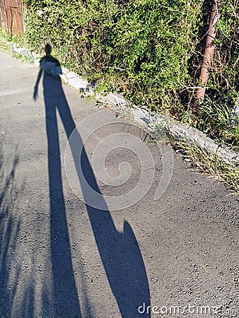 fantasy shadow photo Stock Photo