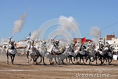 Fantasy show in Morocco-Safi Morocco Editorial Stock Photo