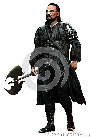 Fantasy warrior Stock Photo