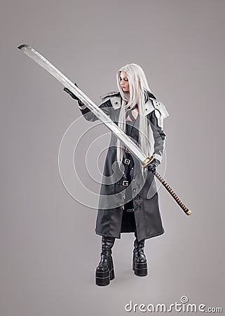 Fantasy woman warrior Stock Photo