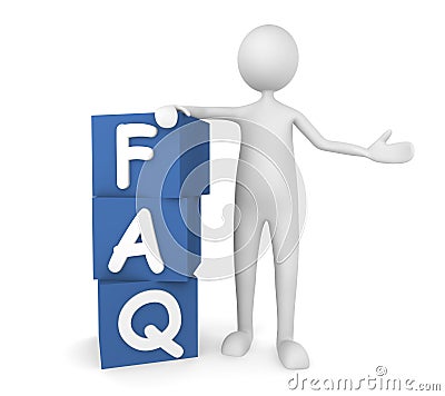 FAQ Stock Photo