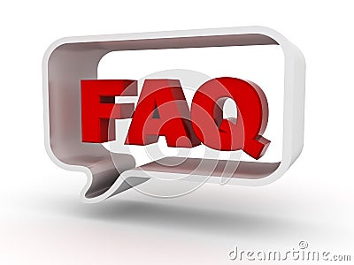 Faq concept Stock Photo