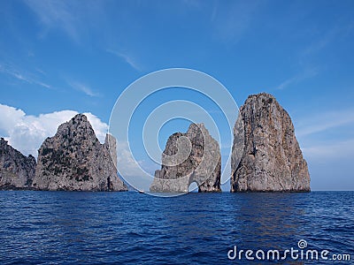 Faraglioni, Capri, Italy Stock Photo