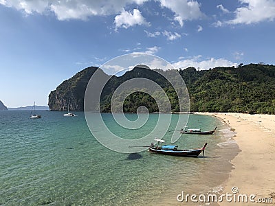 Farang Beach on Koh Mook island Stock Photo