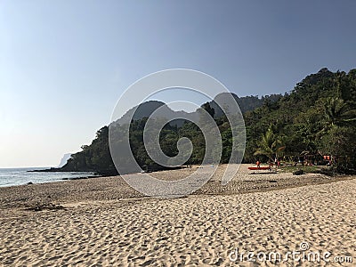 Farang beach Stock Photo