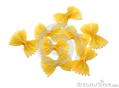 Farfalle Pasta Stock Photo