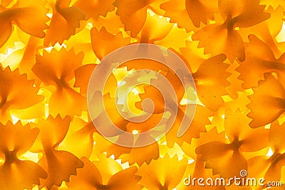 Farfalle pasta Stock Photo