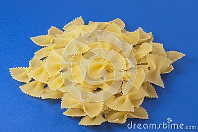 Farfalle Pasta Stock Photo