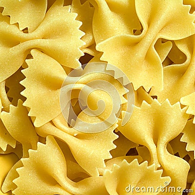 Farfalle Pasta Stock Photo