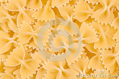 Farfalle Pasta Stock Photo
