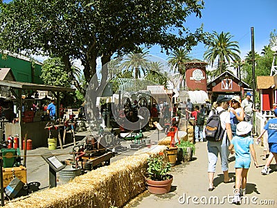 Farm Agriculture Machinery Display, Los Angeles County Fair, California, USA Editorial Stock Photo