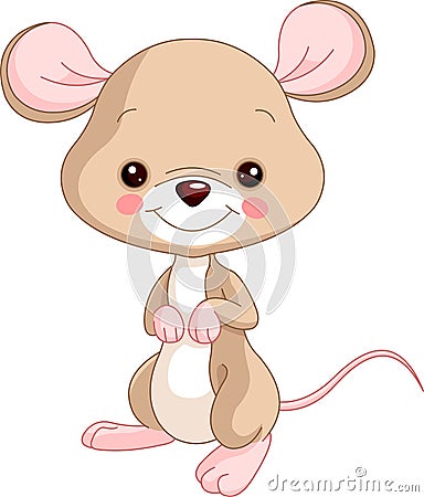 Farm animals. Mice Vector Illustration