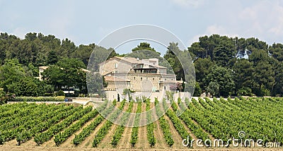 Farm in Herault (France) Stock Photo