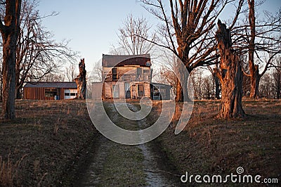 Farm house Stock Photo