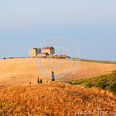 Farm House Stock Photo