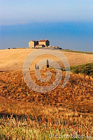 Farm House Stock Photo