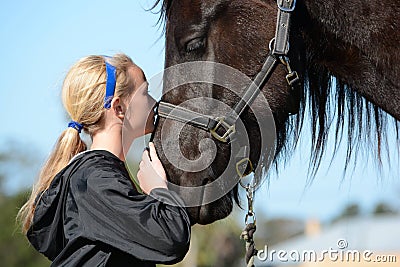 Farm love Stock Photo