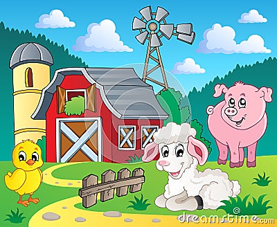 Farm theme image 5 Vector Illustration