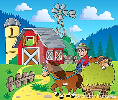 Farm theme image 6 Vector Illustration
