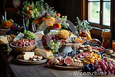 Farm-to-Table Feast Stock Photo