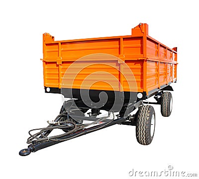 Farm Trailer Stock Photo