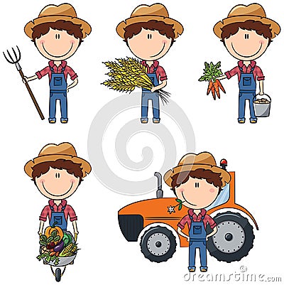 Farmer Vector Illustration