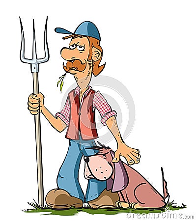 Farmer Vector Illustration