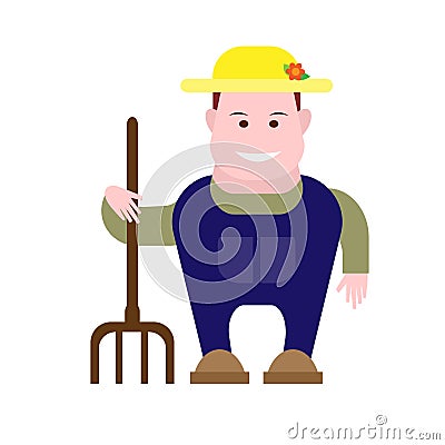 Farmer Vector Illustration