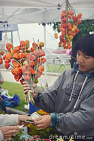 Farmer's Market Editorial Stock Photo