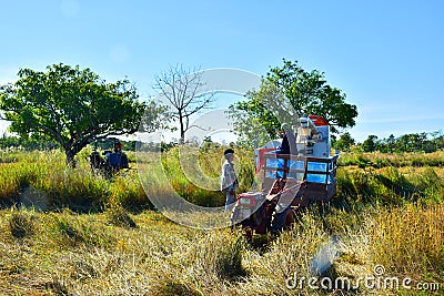 Tractors, plow-assisted machinery Editorial Stock Photo