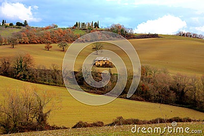 Farmhouse in Lazio Stock Photo