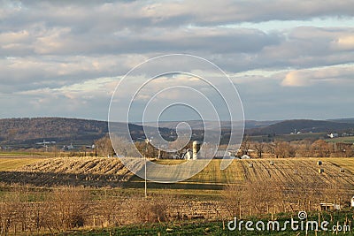 Farming Community Stock Photo