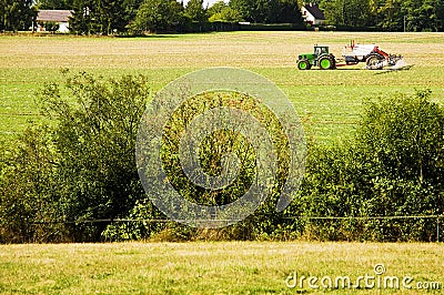Farming tractor Stock Photo
