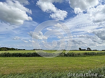 Farmland around Tzum Stock Photo